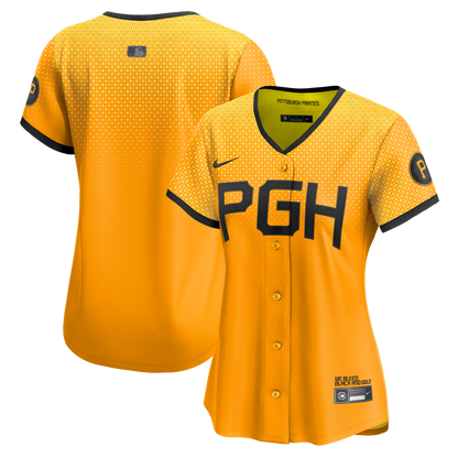 Women's Pittsburgh Pirates Nike Gold City Connect Limited Jersey