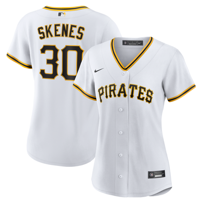 Women's Pittsburgh Pirates Paul Skenes Nike White Home Replica Player Jersey