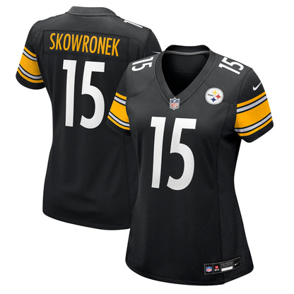 Women's Pittsburgh Steelers Ben Skowronek Nike Black Team Game Jersey