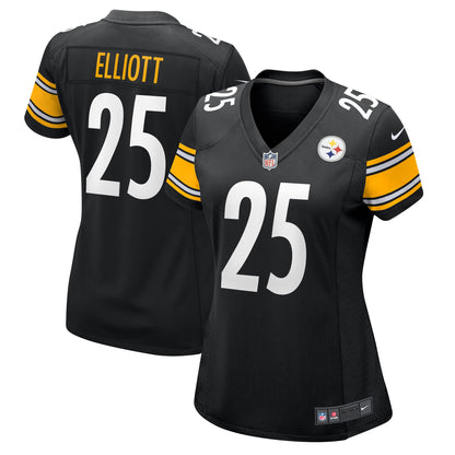 Women's Pittsburgh Steelers DeShon Elliott Nike Black Team Game Jersey