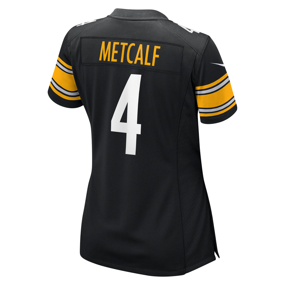 Women's Pittsburgh Steelers DK Metcalf Nike Black Team Game Jersey