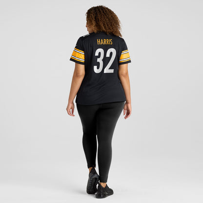 Women's Pittsburgh Steelers Franco Harris Nike Black Game Retired Player Jersey