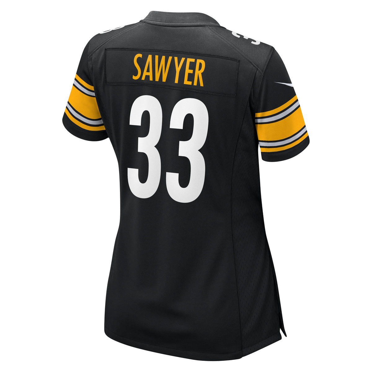 Women's Pittsburgh Steelers Jack Sawyer Nike Black Team Game Jersey