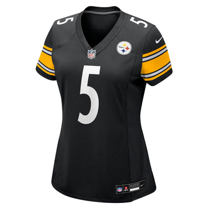 Women's Pittsburgh Steelers Jalen Ramsey Nike Black Team Game Jersey