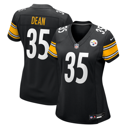 Women's Pittsburgh Steelers Jamel Dean Nike Black Team Game Jersey