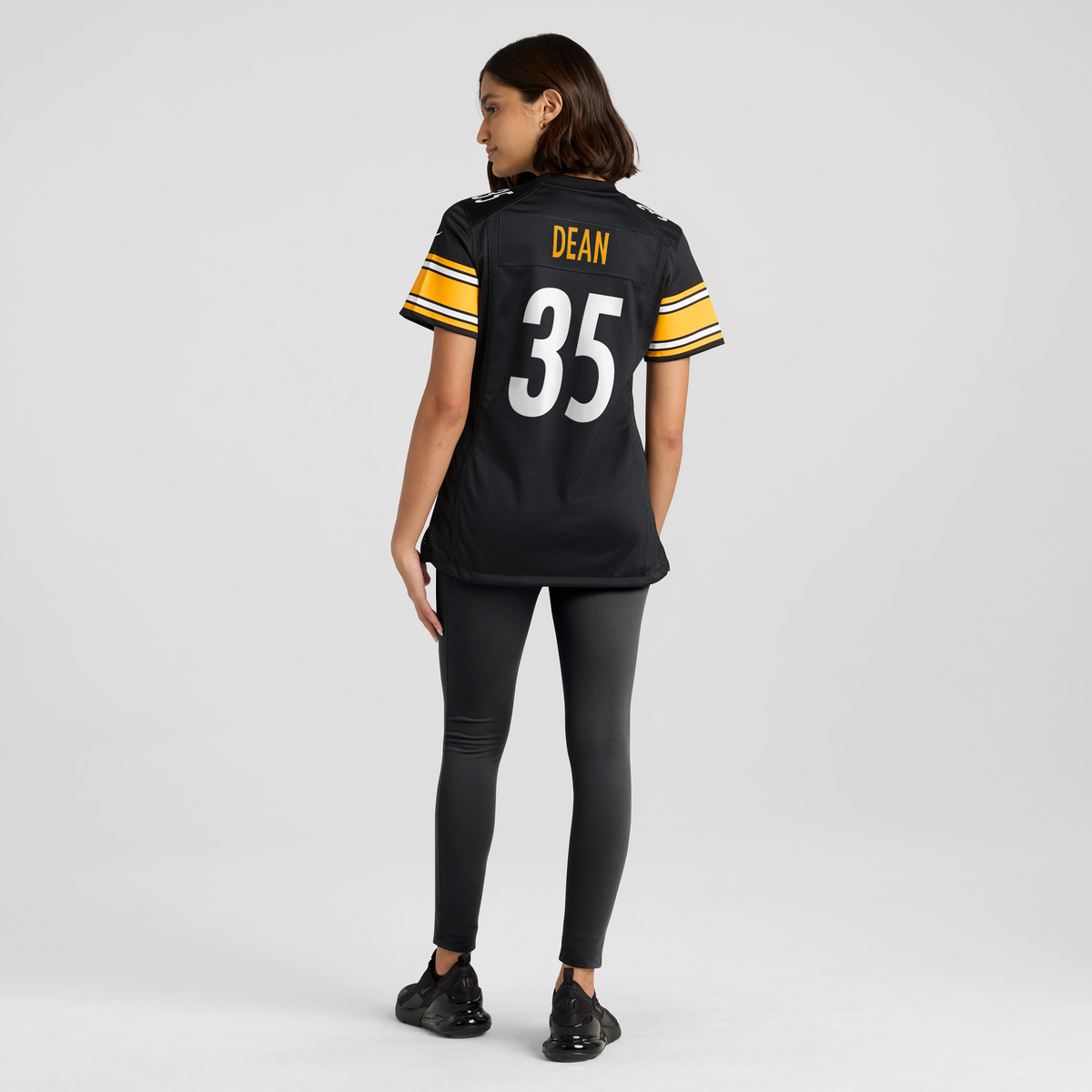 Women's Pittsburgh Steelers Jamel Dean Nike Black Team Game Jersey