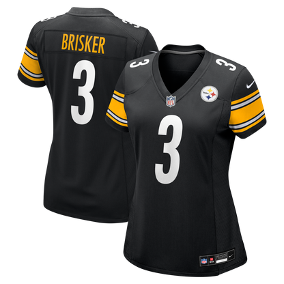 Women's Pittsburgh Steelers Jaquan Brisker Nike Black Team Game Jersey