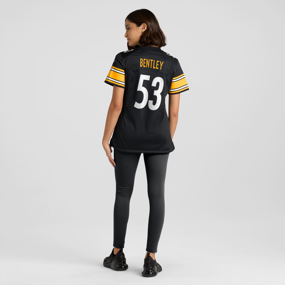 Women's Pittsburgh Steelers JaWhaun Bentley Nike Black Team Game Jersey