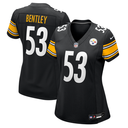 Women's Pittsburgh Steelers JaWhaun Bentley Nike Black Team Game Jersey