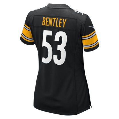 Women's Pittsburgh Steelers JaWhaun Bentley Nike Black Team Game Jersey