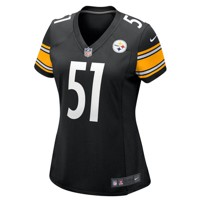 Women's Pittsburgh Steelers Nick Herbig Nike Black Game Jersey