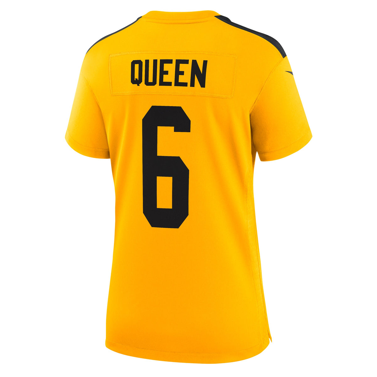 Women's Pittsburgh Steelers Patrick Queen Nike Gold Alternate 1933 Throwback Game Jersey