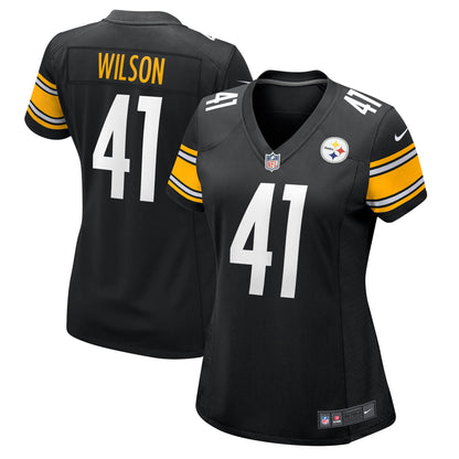 Women's Pittsburgh Steelers Payton Wilson Nike Black Team Game Jersey