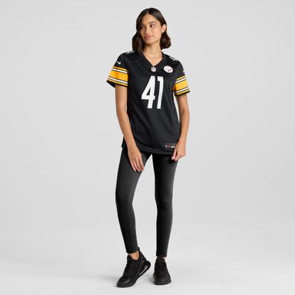 Women's Pittsburgh Steelers Payton Wilson Nike Black Team Game Jersey