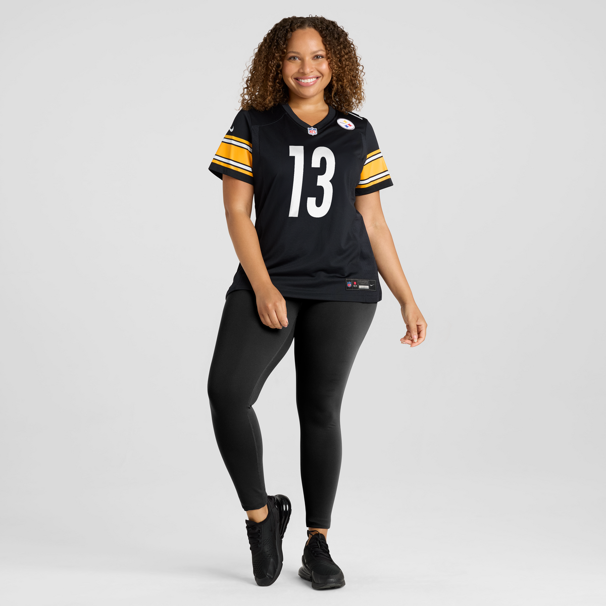 Women's Pittsburgh Steelers Rico Dowdle Nike Black Team Game Jersey