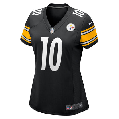 Women's Pittsburgh Steelers Roman Wilson Nike Black Team Game Jersey