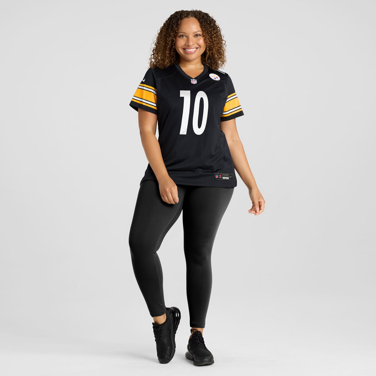 Women's Pittsburgh Steelers Roman Wilson Nike Black Team Game Jersey