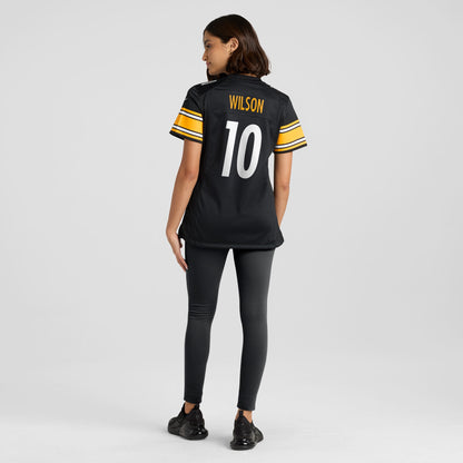 Women's Pittsburgh Steelers Roman Wilson Nike Black Team Game Jersey