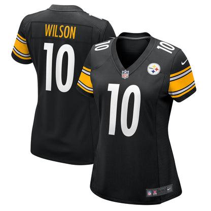 Women's Pittsburgh Steelers Roman Wilson Nike Black Team Game Jersey