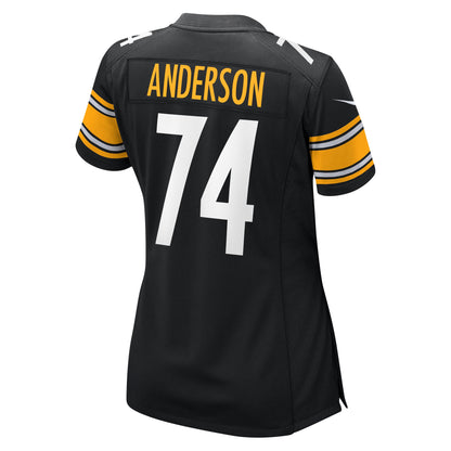Women's Pittsburgh Steelers Spencer Anderson Nike Black Game Jersey