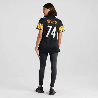 Women's Pittsburgh Steelers Spencer Anderson Nike Black Game Jersey