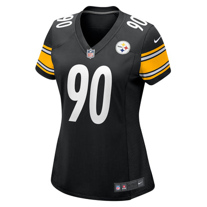 Women's Pittsburgh Steelers T.J. Watt Nike Black Team Game Jersey