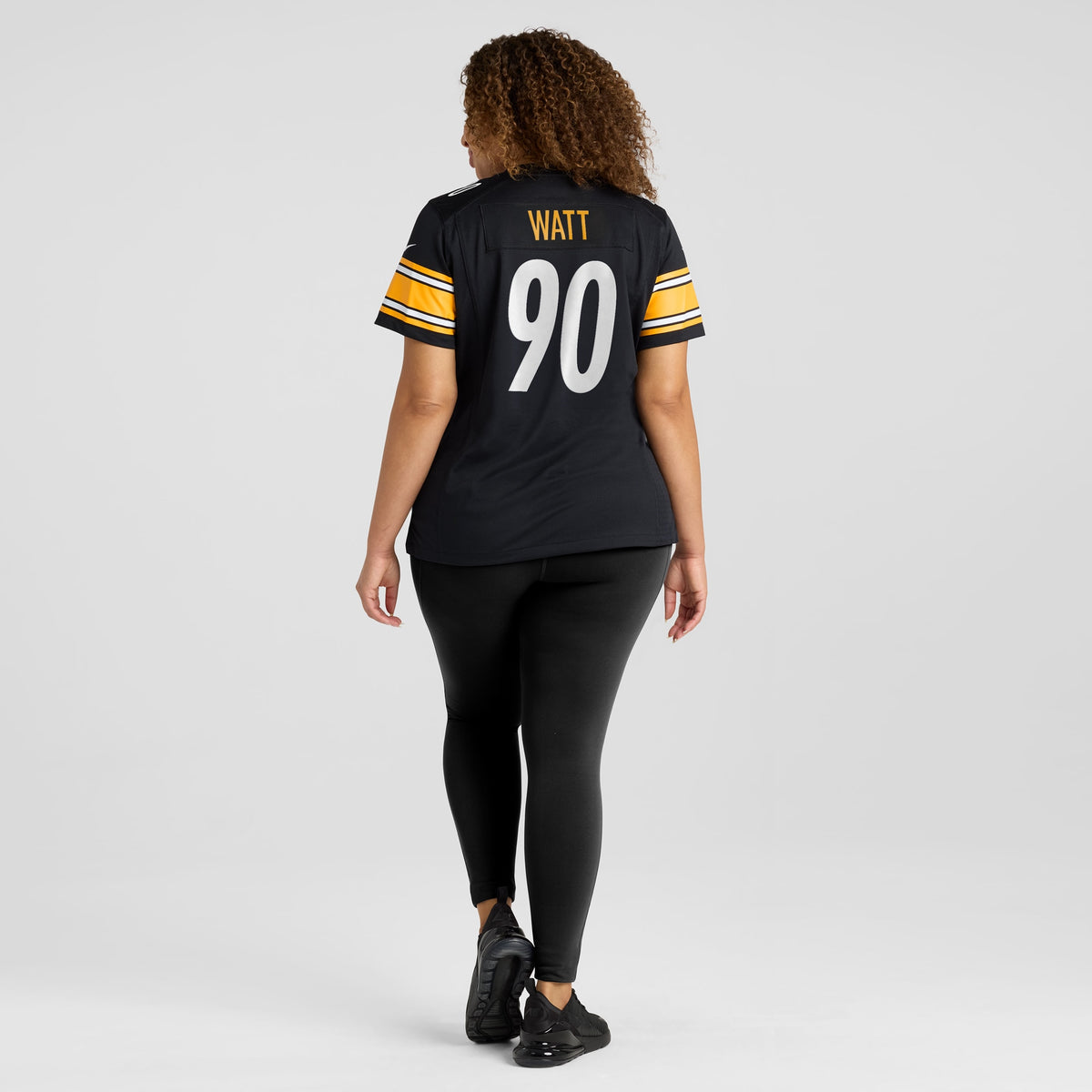 Women's Pittsburgh Steelers T.J. Watt Nike Black Team Game Jersey