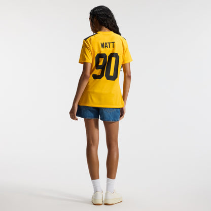 Women's Pittsburgh Steelers T.J. Watt Nike Gold Alternate 1933 Throwback Game Jersey