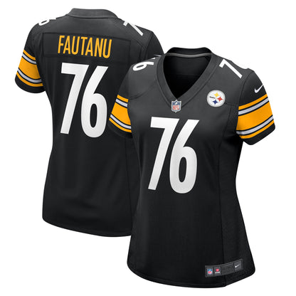 Women's Pittsburgh Steelers Troy Fautanu Nike Black Game Jersey