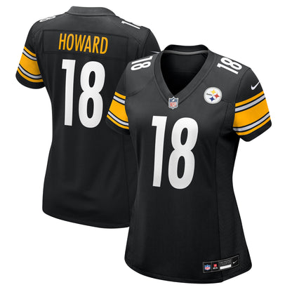 Women's Pittsburgh Steelers Will Howard Nike Black Team Game Jersey
