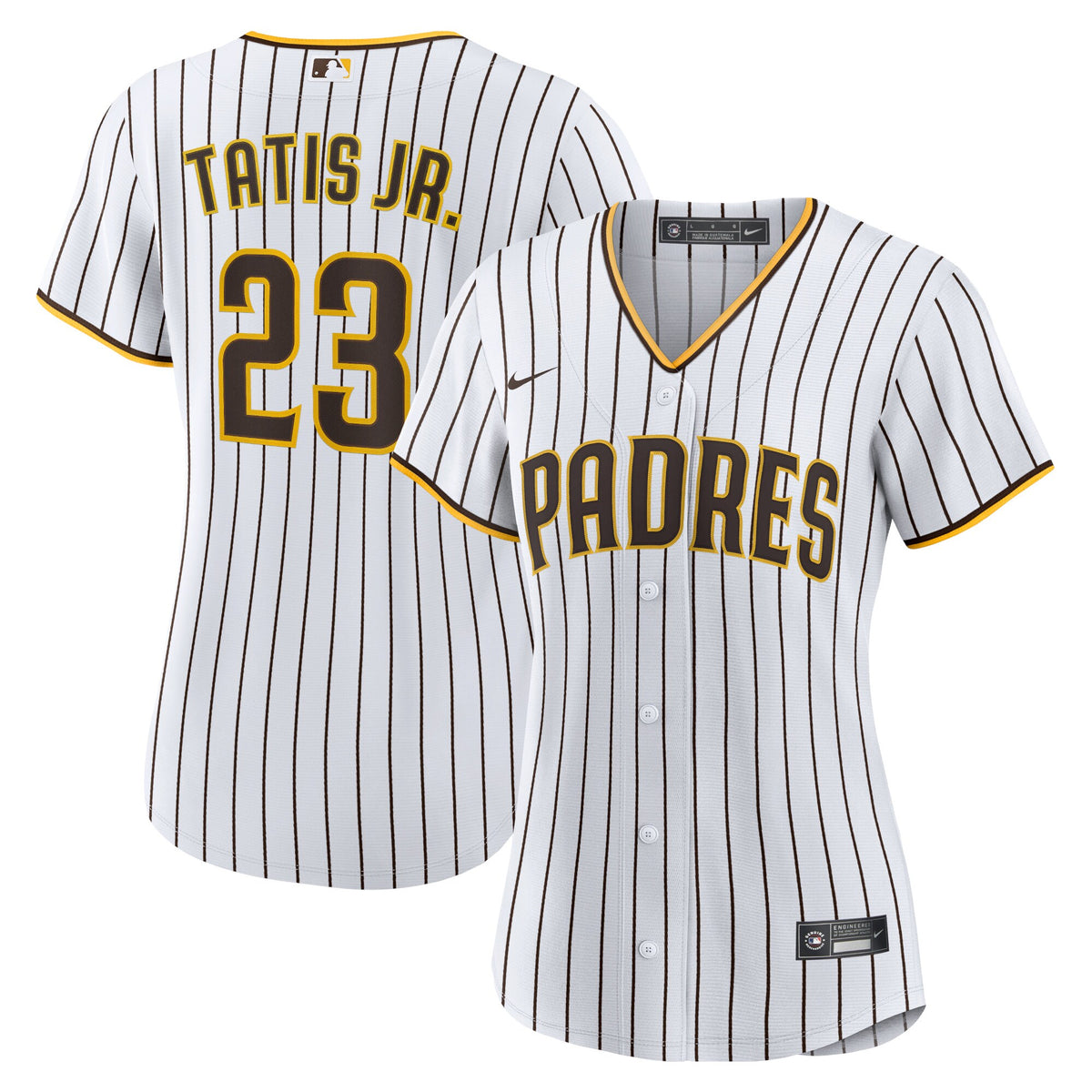 Women's San Diego Padres Fernando Tatí­s Jr. Nike White/Brown Home Replica Player Jersey