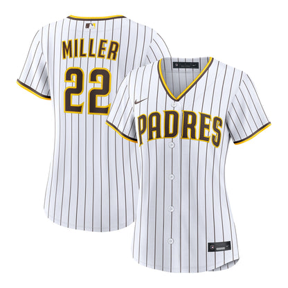 Women's San Diego Padres Mason Miller Nike White Home Replica Jersey