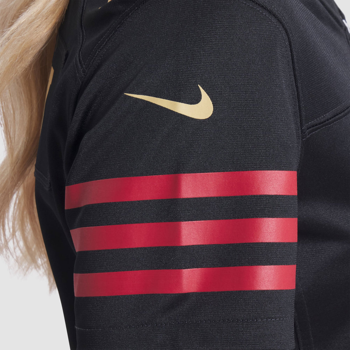 Women's San Francisco 49ers Christian McCaffrey Nike Black 2025 Rivalries Collection Game Jersey