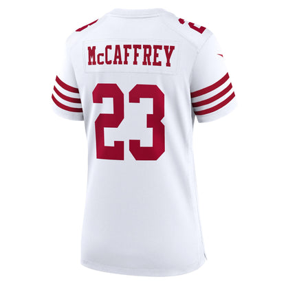 Women's San Francisco 49ers Christian McCaffrey Nike White Player Jersey