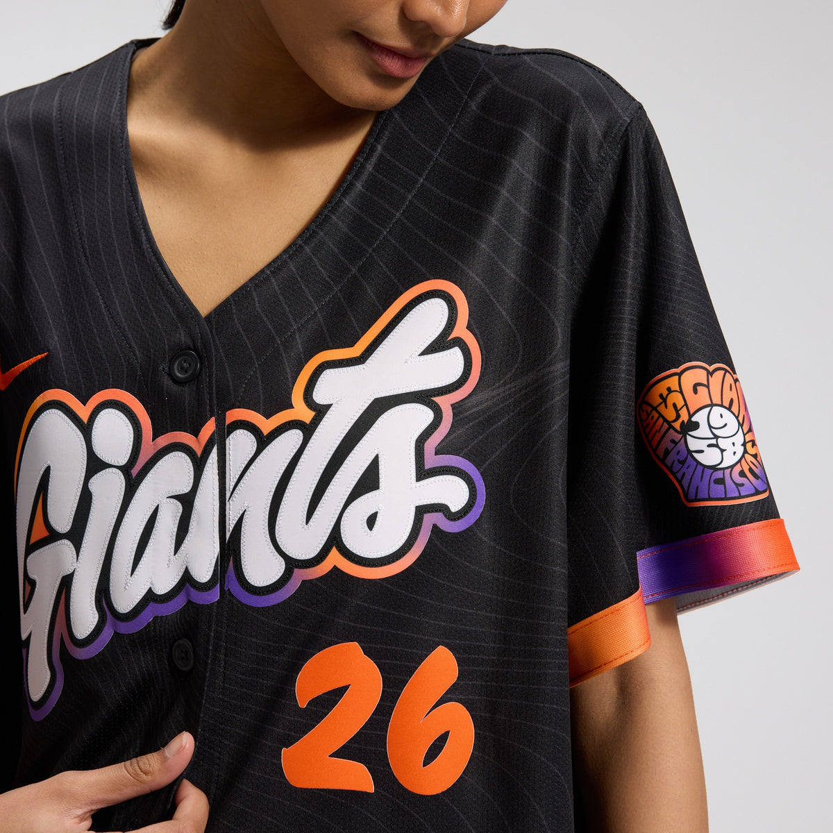Women's San Francisco Giants Matt Chapman Nike Anthracite 2025 City Connect Limited Jersey