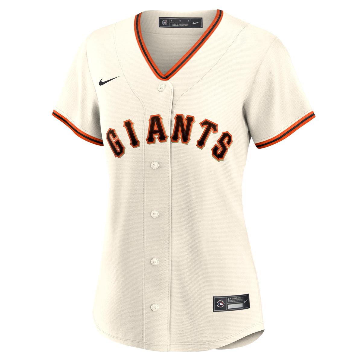 Women's San Francisco Giants Nike White #1 Bride Home Replica Jersey