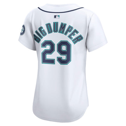 Women's Seattle Mariners Cal Raleigh Nike White Home Limited Player Jersey