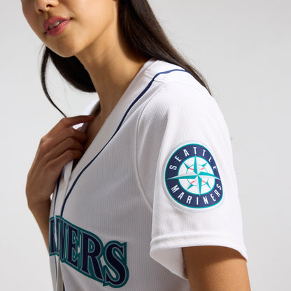 Women's Seattle Mariners Cal Raleigh Nike White Home Limited Player Jersey