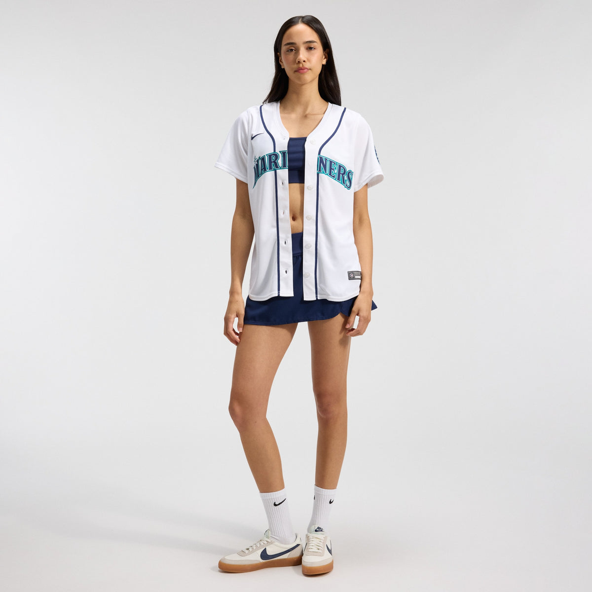 Women's Seattle Mariners Cal Raleigh Nike White Home Limited Player Jersey