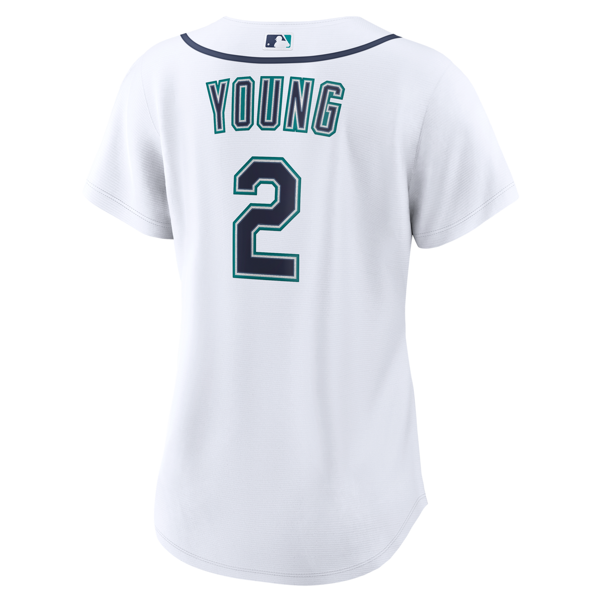 Women's Seattle Mariners Cole Young Nike White Home Replica Jersey
