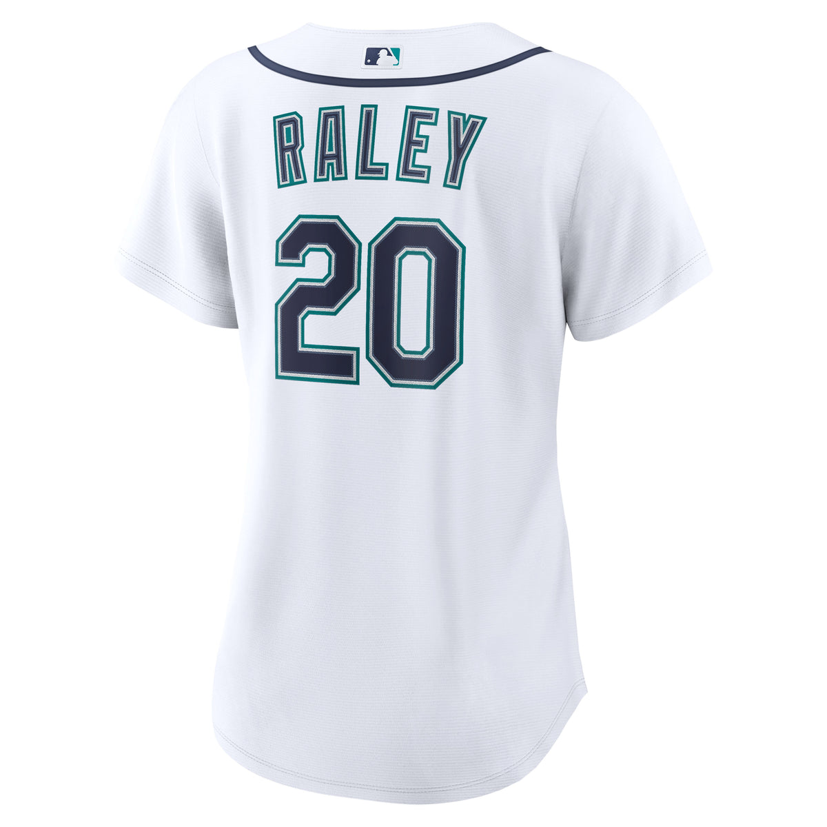 Women's Seattle Mariners Luke Raley Nike White Home Replica Jersey