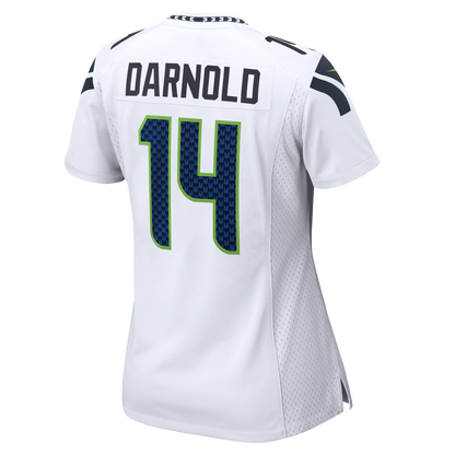Women's Seattle Seahawks Sam Darnold Nike White Game Jersey