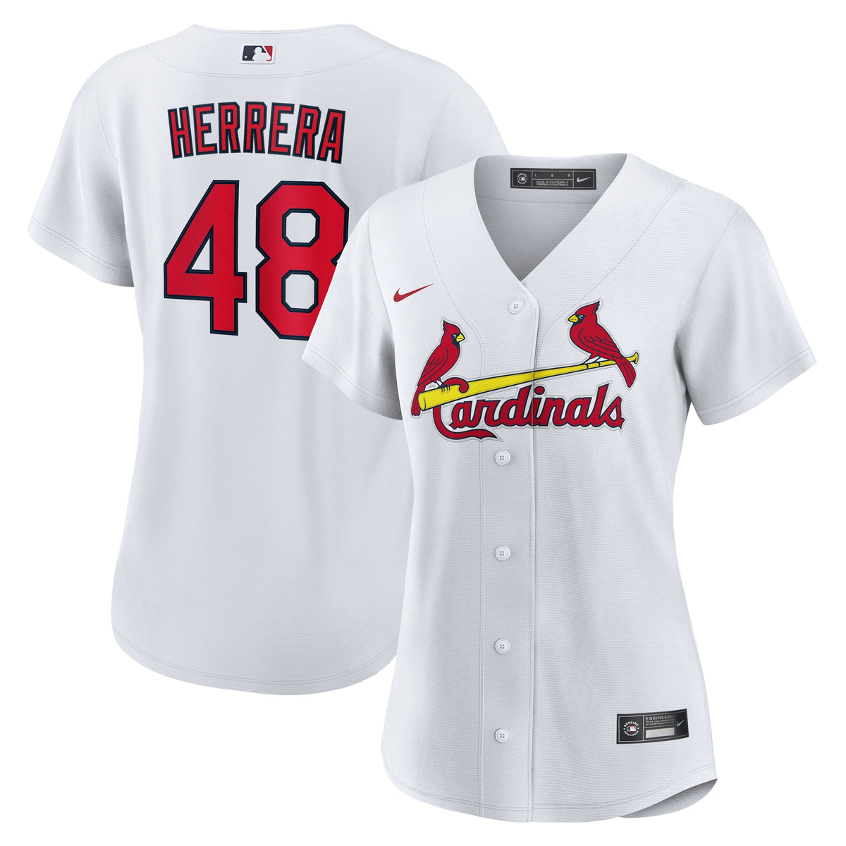 Women's St. Louis Cardinals Ivan Herrera Nike White Home Replica Jersey