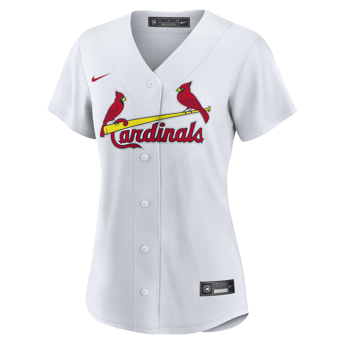 Women's St. Louis Cardinals Josí© Fermí­n Nike White Home Replica Jersey