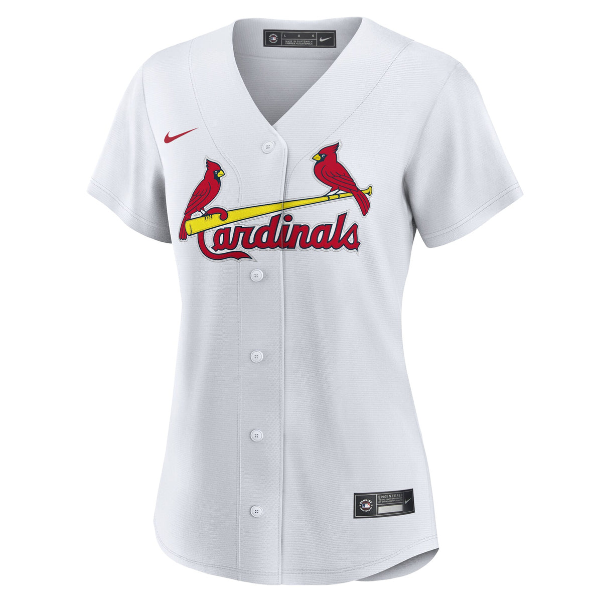 Women's St. Louis Cardinals Nike White #1 Bride Home Replica Jersey