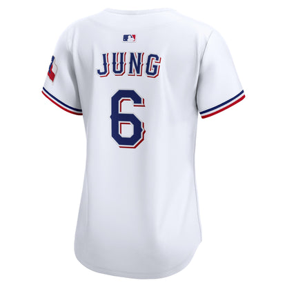 Women's Texas Rangers Josh Jung Nike White Home Limited Player Jersey
