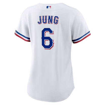 Women's Texas Rangers Josh Jung Nike White Home Replica Jersey