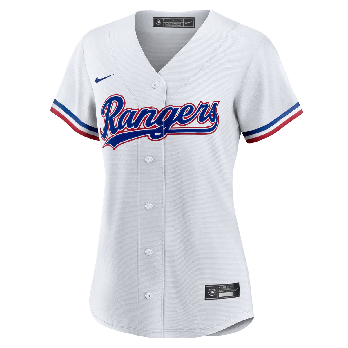 Women's Texas Rangers Nike White #1 Mom Home Replica Jersey