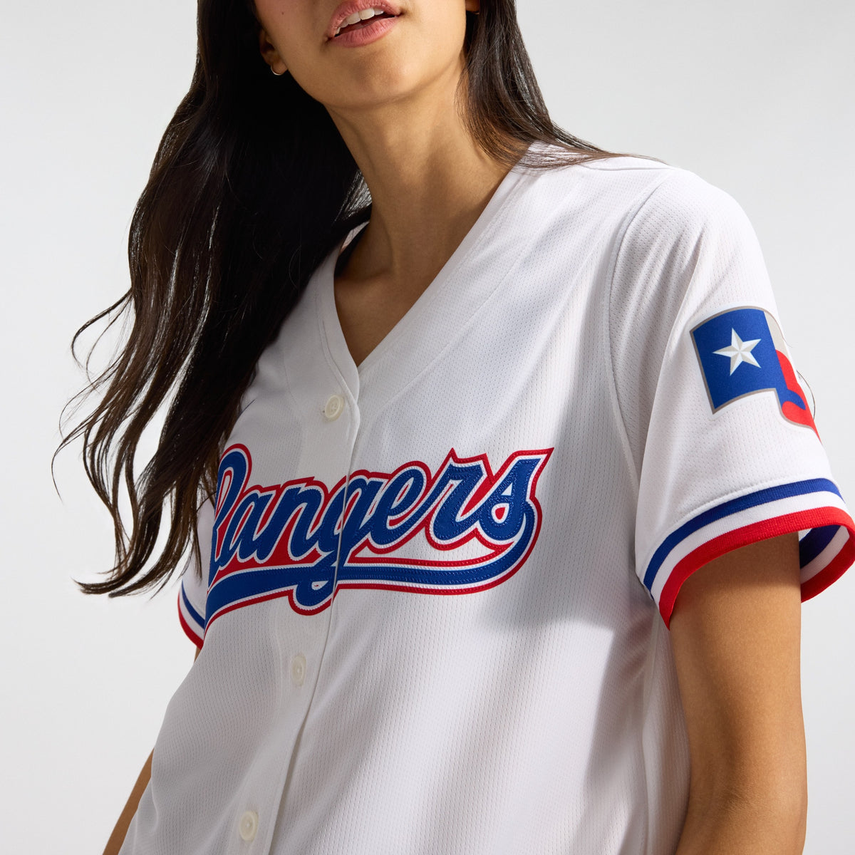 Women's Texas Rangers Nike White Home Limited Jersey