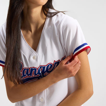 Women's Texas Rangers Nike White Home Replica Team Jersey